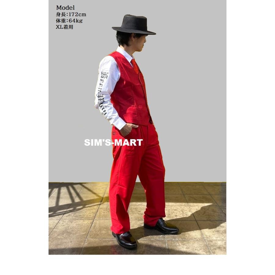 ロックダンス衣装 レディース メンズ 大人 ベスト スラックス スーツ