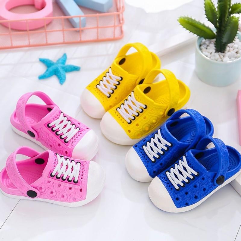 キッズサンダル サンダルスニーカー 子供サンダル クロックス風 キッズ サンダル 青 赤 ピンク 黄色 条件付き送料無料 Sho003 Sims Mart Ys 通販 Yahoo ショッピング