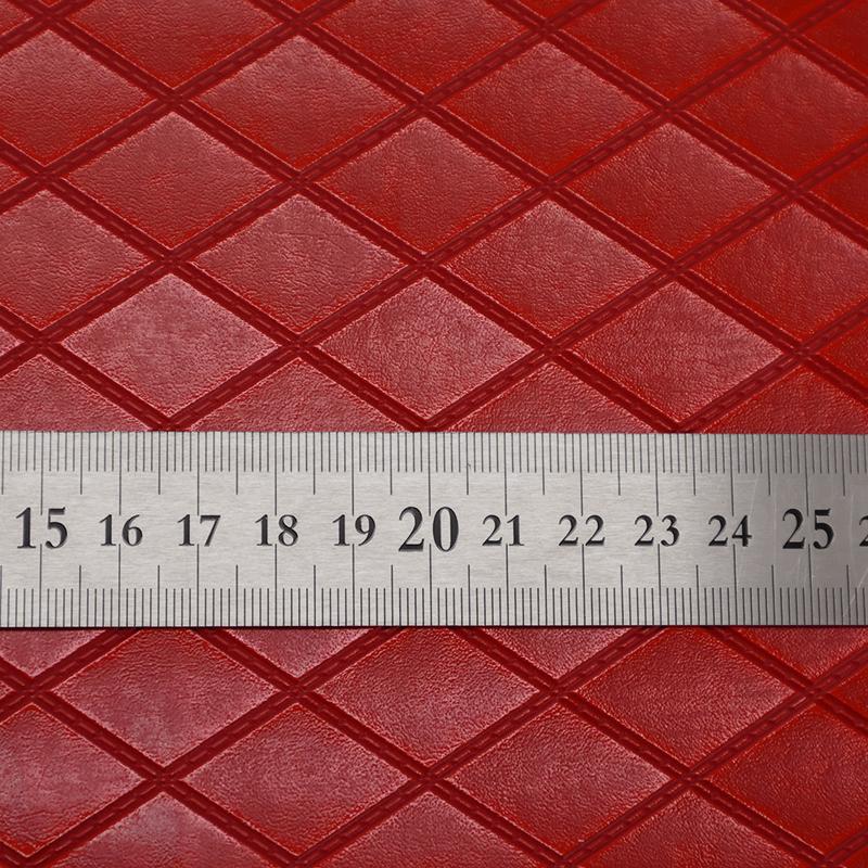 合皮生地ダイヤステッチ柄型押 （0126）【メール便不可】合成皮革 合皮 PVC 型押し ダイヤ柄 ダイヤモンド柄 フェイクレザー | 銀河工房 | 03