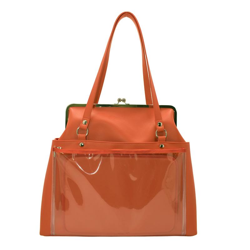 ◆がま口トート 推し事バッグ(1056)【メール便不可】 | 痛バ 痛バッグ 隠せる 推し活 オシカツ オタ活 A4 ショルダー 推し色 推しカラー コンサート ライブ |  | 19