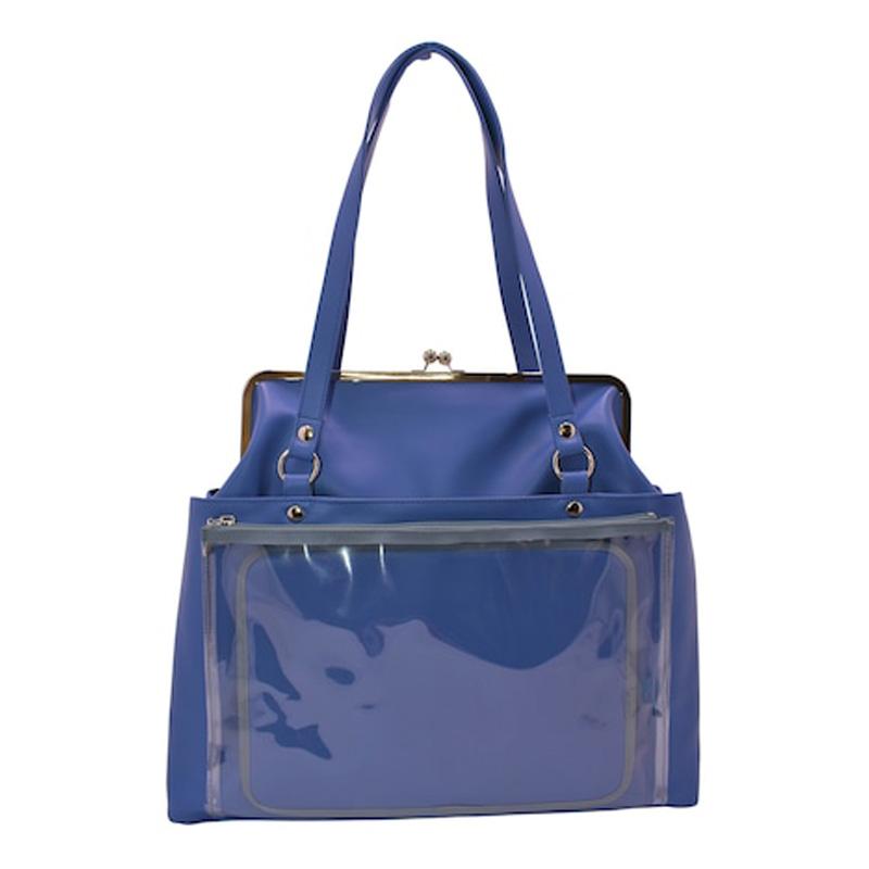 ◆がま口トート 推し事バッグ(1056)【メール便不可】 | 痛バ 痛バッグ 隠せる 推し活 オシカツ オタ活 A4 ショルダー 推し色 推しカラー コンサート ライブ |  | 16