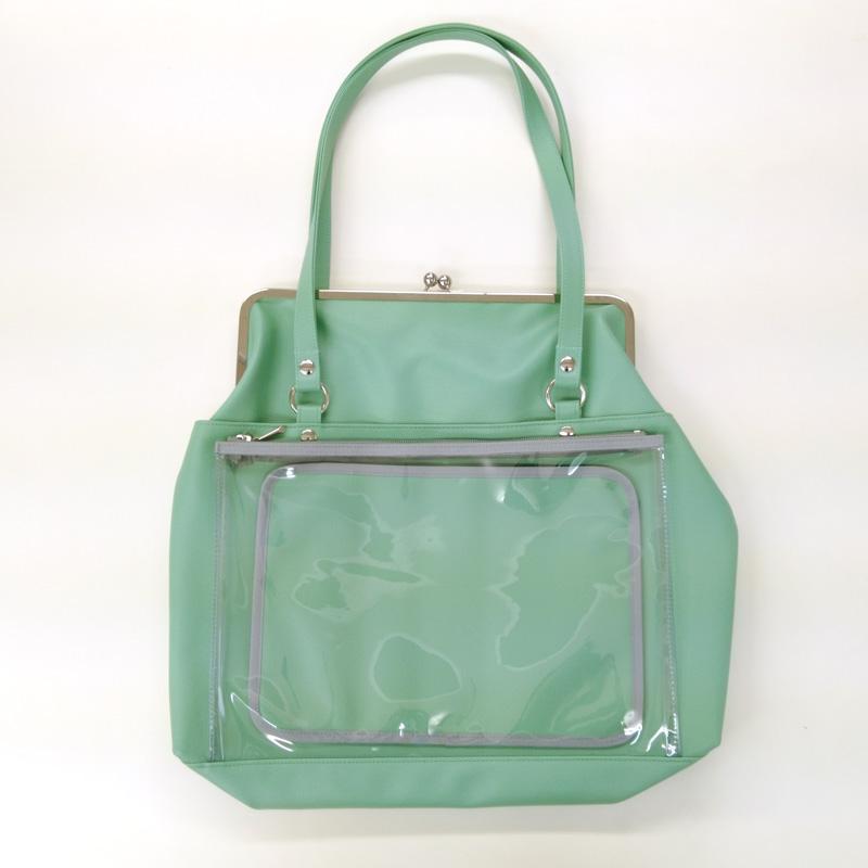 ◆がま口トート 推し事バッグ(1056)【メール便不可】 | 痛バ 痛バッグ 隠せる 推し活 オシカツ オタ活 A4 ショルダー 推し色 推しカラー コンサート ライブ |  | 17