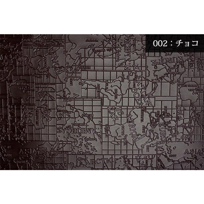 【メール便不可】合皮生地クラフトマップ柄型押し(1136)|50cm単位販売 切り売り フェイクレザー アンティーク 型押し エンボス マップ柄 ハンドメイド | 銀河工房 | 06