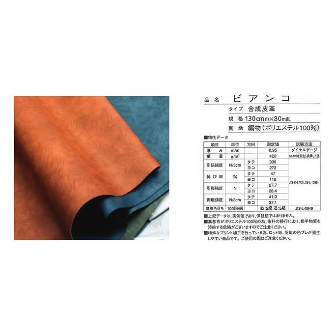 ラスト2色！※在庫限り※【メール便不可】合皮生地アンティーク調ビアンコ（1454）｜合成皮革,合皮,おしゃれ,合皮レザー,フェイクレザー,黒,バッグ,切り売り | 銀河工房 | 02