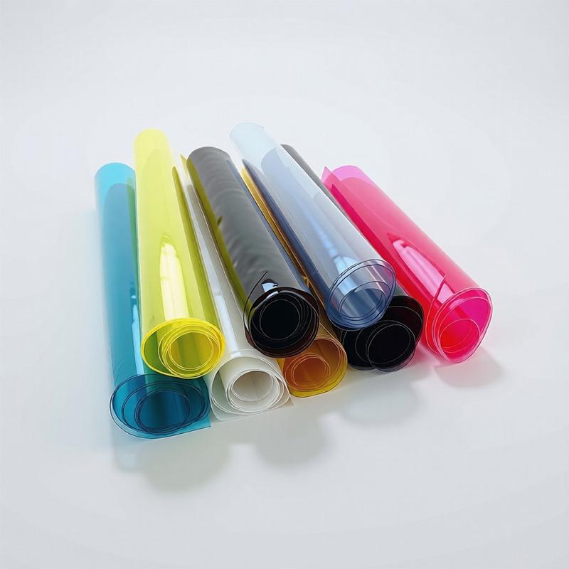 【850→550】0.3mm 色透明PVCシート　全8色 幅91.5cm 50cm単位カット 透明ビニール カラー・蛍光 ハンドメイド素材 | 銀河工房 | 02
