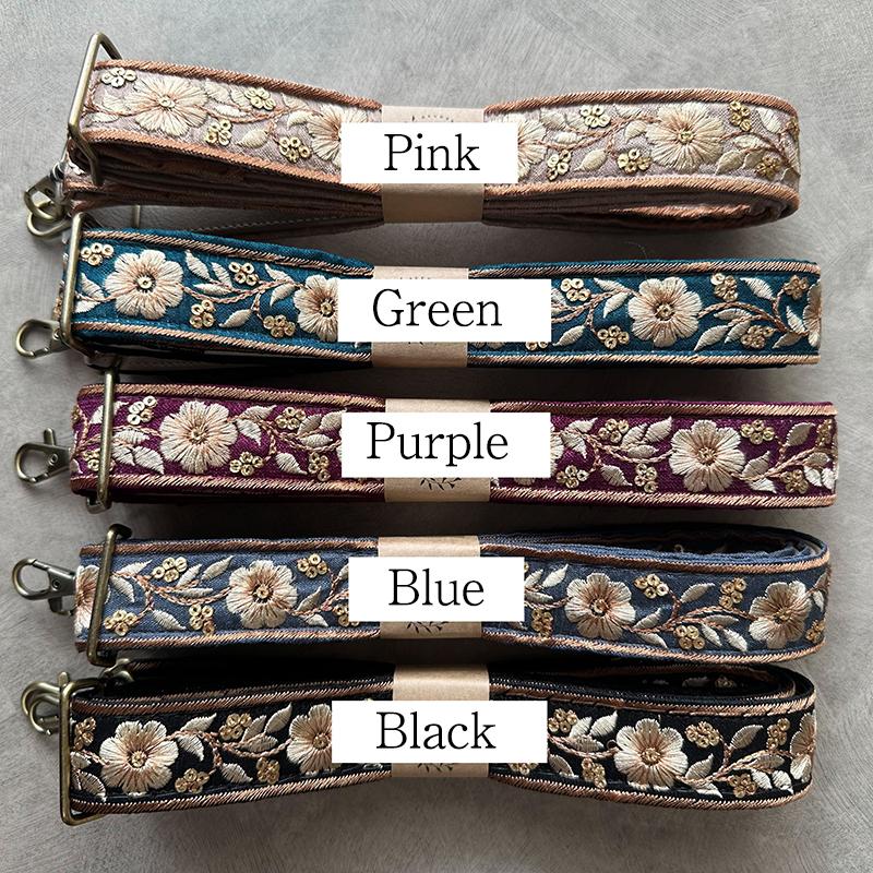 ◆インド刺繍リボンストラップ定番(4900)【メール便3個まで】|インド刺ストラップ スマホショルダー カメラストラップ バッグストラップ ハンドメイド | ブランド登録なし | 07