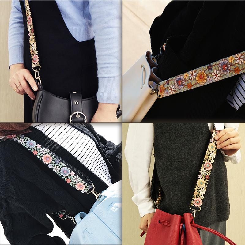 【メール便2個まで】◆インド刺リボンストラップ幅広(4905)|インド刺ストラップ スマホショルダー カメラストラップ バッグストラップ ハンドメイド | ブランド登録なし | 04