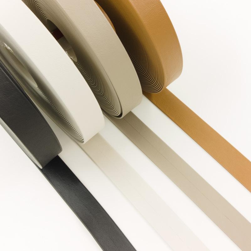 ◆皮シボ調合皮持ち手テープ【15mm巾・1.5m巻】(6013)【◇メール便12個まで】 | ひも/ショルダー/手さげ/カルトナージュ/合成皮革 PVC | 銀河工房 | 01