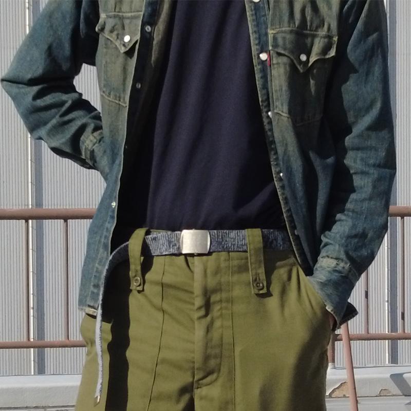 ◆(6065-1)GIベルト 32mm Lサイズ:120cm デザイン ガチャベルト サイケデリック クラック柄 綿 ユニセックス 痛い 推し活 |  | 18