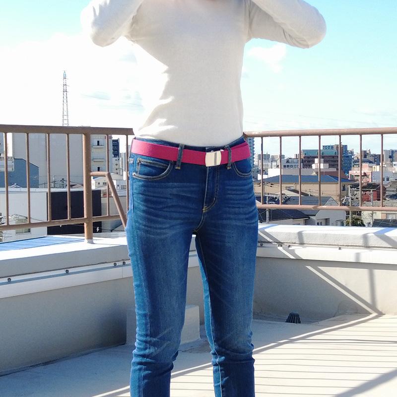 ◆GIベルト 32mm Lサイズ:120cm(6065) ローラーバックル ガチャベルト綿・アクリル 選べる24色 フリーサイズ ユニセックス 痛い推し活｜銀河工房 |  | 15