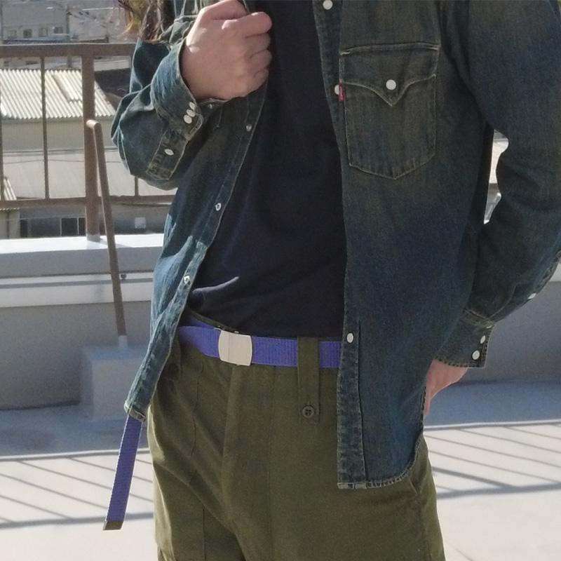 ◆GIベルト 32mm Lサイズ:120cm(6065) ローラーバックル ガチャベルト綿・アクリル 選べる24色 フリーサイズ ユニセックス 痛い推し活｜銀河工房 |  | 19