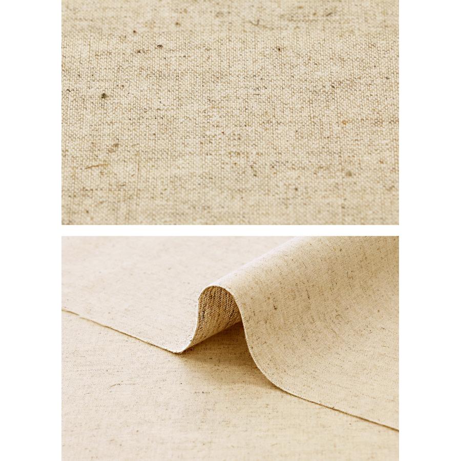 【送料無料】【反物販売】綿麻キャンバス生成り生地(t6511)｜反販売 大口販売 大量購入 送料無料 反物 まとめ買い 無地 綿生地 コットンリネン ナチュラル 雑貨 | ブランド登録なし | 02