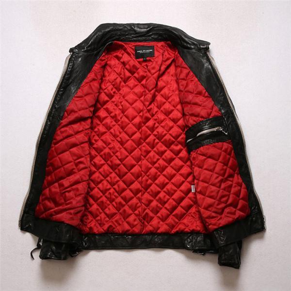 本革ジャケット フライトジャケット レザージャケット ラム革 革ジャン 本革 レザーコート メンズ ウールファーの画像