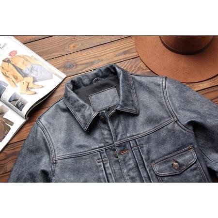 美品✨ green ハイク ライダース ジャケット 黒 デニム シングル M レザージャケット ライダース クロップドシングルライダースジャケット