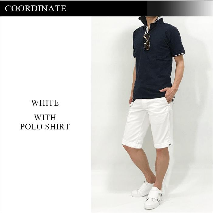 ハーフパンツ メンズ 白パンツ ゴルフ ボトムス 30代 40代 50代 60代 ショート 旦那 誕生日 プレゼント デニム ストレッチ テレワーク S シンフォネラ 通販 Yahoo ショッピング