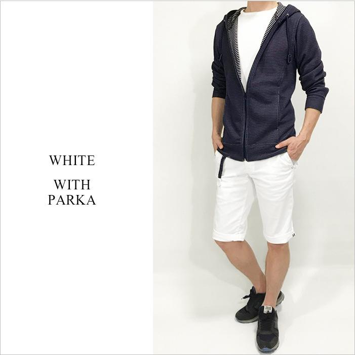 ハーフパンツ メンズ 白パンツ ゴルフ ボトムス 30代 40代 50代 60代 ショート 旦那 誕生日 プレゼント デニム ストレッチ テレワーク S シンフォネラ 通販 Yahoo ショッピング