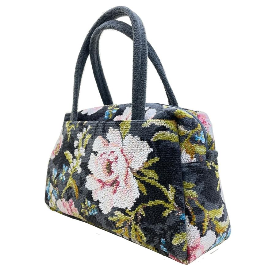 フェイラー ハンドバッグ FEILER コーラルチャームプティ グレー CCP-212009-GY シュニール織りタオル地 生産終了 残りわずか 再入荷予定なし