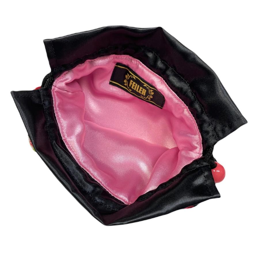 feiler（フェイラー） 巾着 きんちゃく 小 エターナルヒロイン 黒