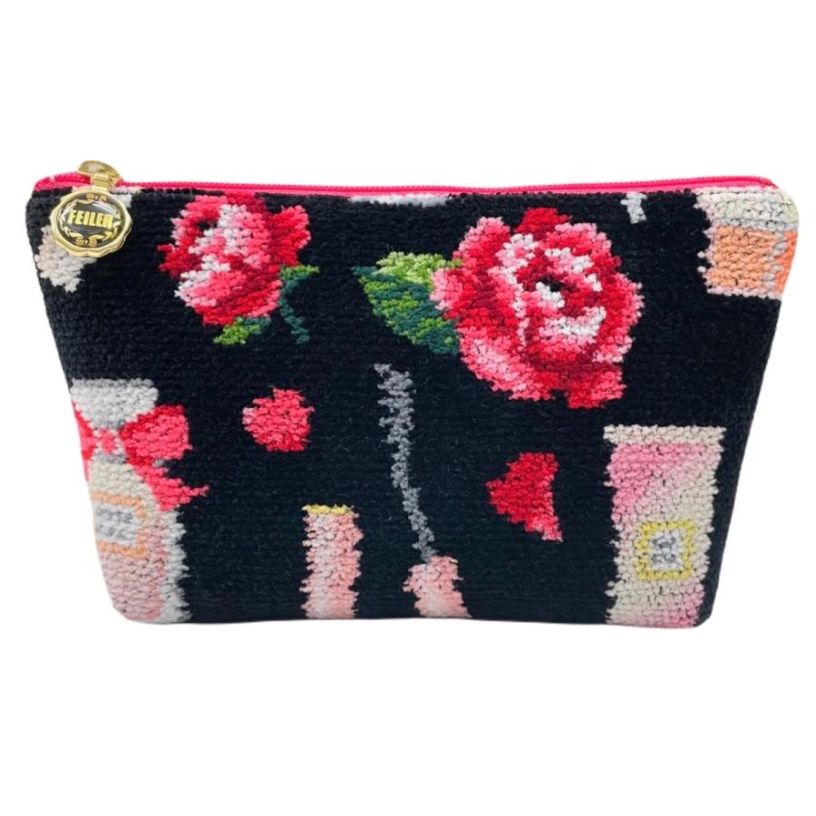 feiler（フェイラー） コスメポーチ エターナルヒロイン 黒 ブラック