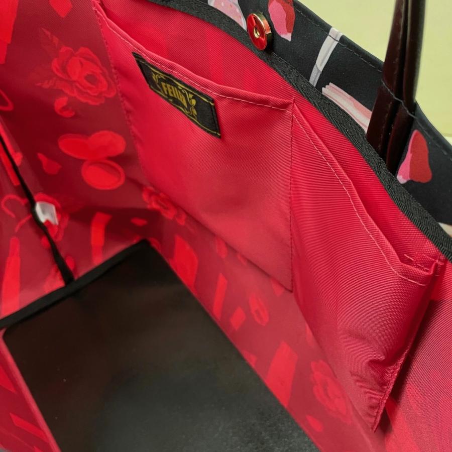 feiler（フェイラー） バッグ 大 エターナルヒロイン 黒 ブラック ファイユシリーズ ポリエステル素材 プリント柄 ETHF-232043-BK  : フェイラー専門店しなのや - 通販 - Yahoo!ショッピング