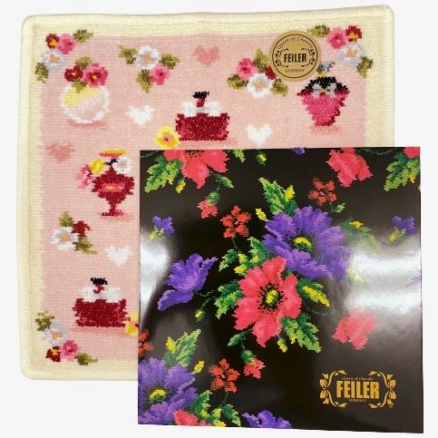 feiler（フェイラー） ハンカチ1枚用有料袋付(リボンなし) レター