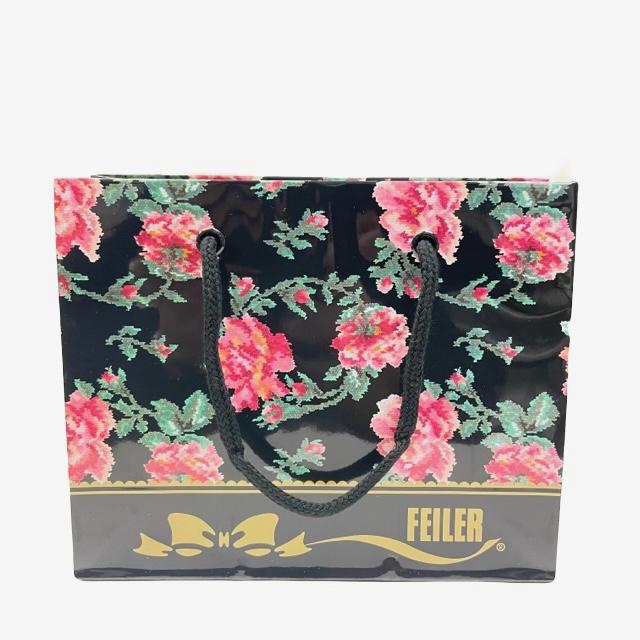 feiler（フェイラー） ハンドルサック(大) 手提げ(紙袋) HAS-31-BK 黒