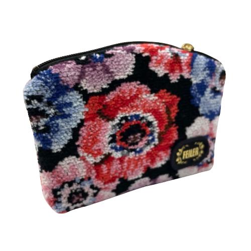 feiler（フェイラー） ポーチ(小) レディアネモネ 黒 ブラック LAM