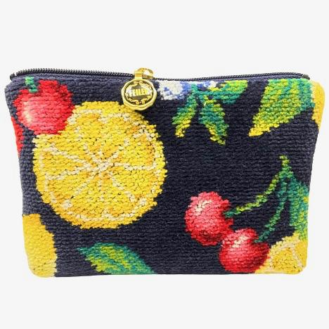 feiler（フェイラー） ポーチ ラフルッタ 紺 ネイビー LFT-232002-NV