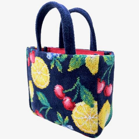 feiler（フェイラー） バッグ in ミニトート ラフルッタ 紺 ネイビー