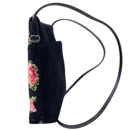 feiler（フェイラー） ショルダーバッグ レーシーローズドット 黒