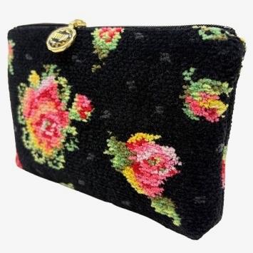 feiler（フェイラー） ポーチ レーシーローズドット LRD-257432-BK