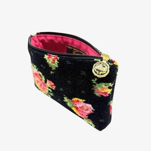 feiler（フェイラー） ポーチ レーシーローズドット LRD-257432-BK