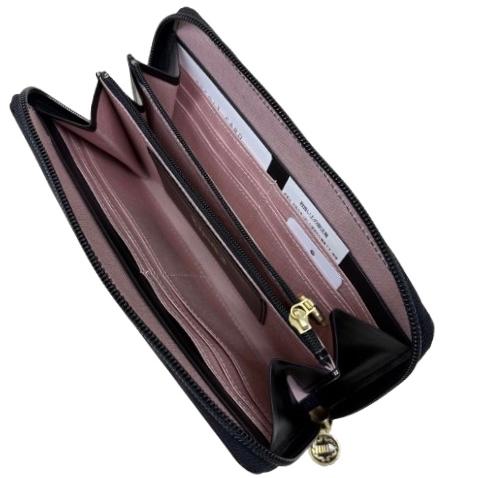 feiler（フェイラー） 長財布 さいふ レーシーローズドット ラウンド