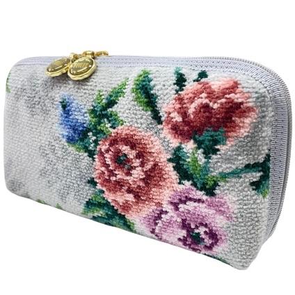 feiler（フェイラー） 便利ポーチ メロウローズ シルバーグレー MLR