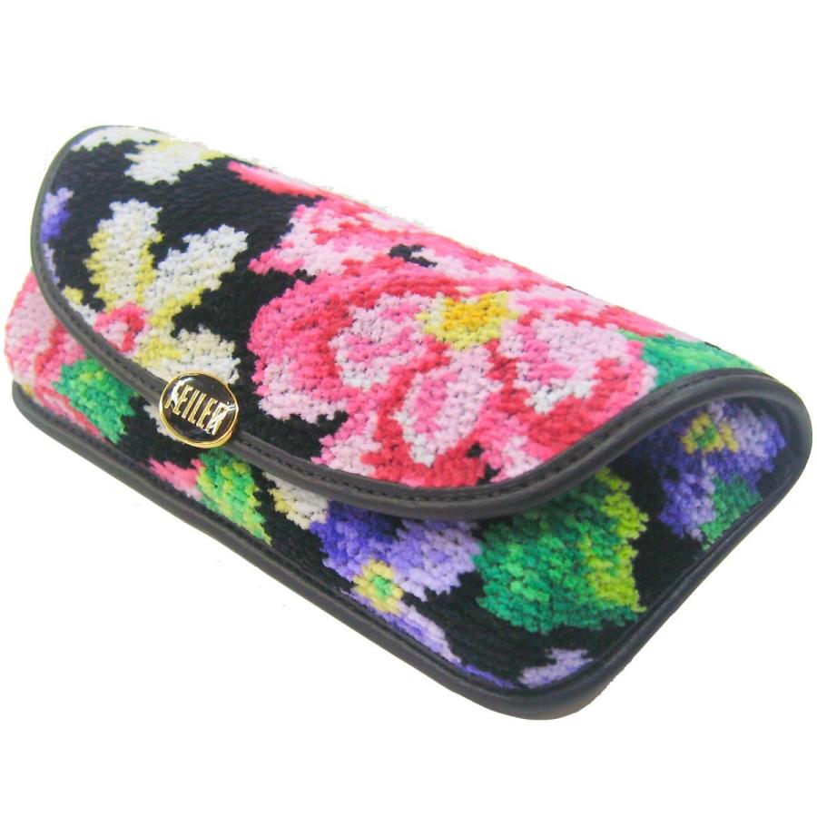 フェイラー メガネケース 眼鏡ケース Feiler リゾートフラワー 黒 ブラック Ref 05 Bk シュニール織りタオル地 Ref 05 Bk フェイラー専門店しなのや 通販 Yahoo ショッピング