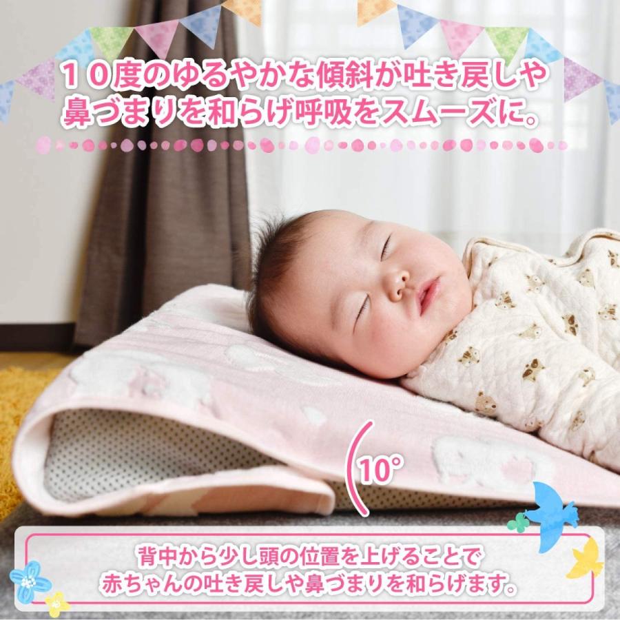 初回限定 特別な赤ちゃんへの 特別な贈り物です 今治タオル 多目的スリーピングピロー 吐き戻し防止ベビー枕 ミルキーピロー ガーゼケットタイプ S 高い素材 Kwsrbd Com