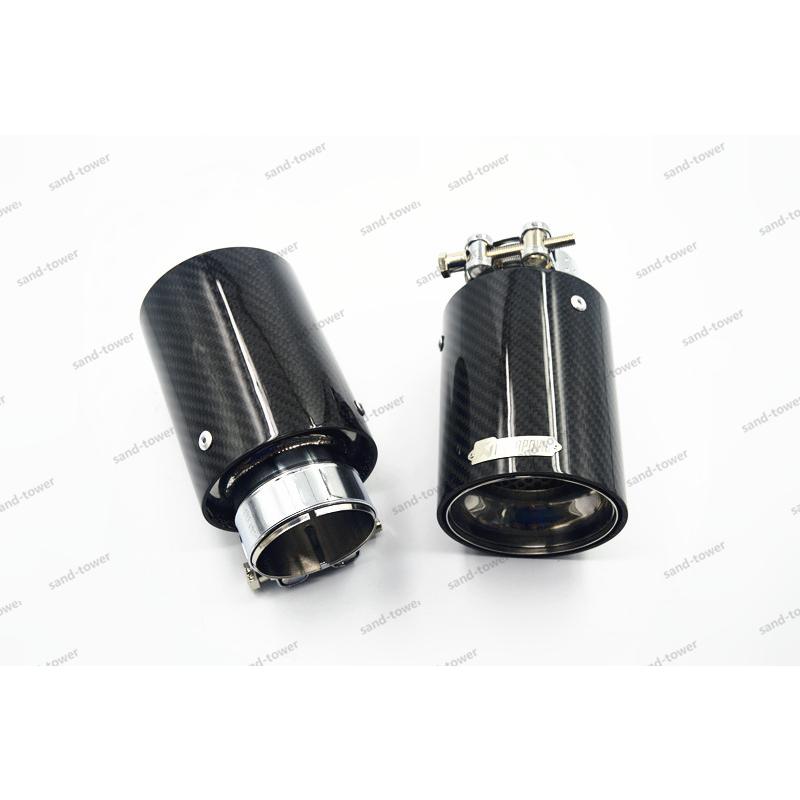 新発売 カーボン製 60mm-90mm アクラポビッチ AKRAPOVIC マフラー