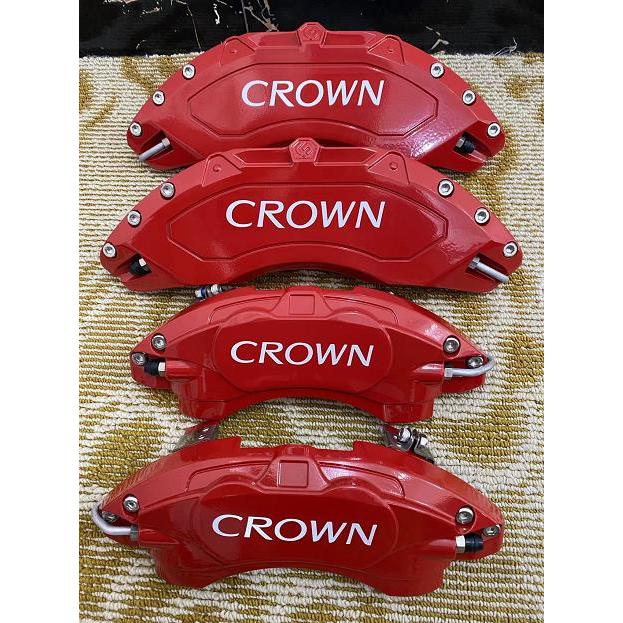 トヨタ CROWN クラウン210/220系 用キャリパーカバー 高級感 ホイール内部カバー 保護 アルミ合金板 外装 カスタム パーツ専用設計 15color 4Pセット｜since1982｜12