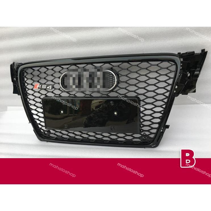 フロントグリル アウディA4 RS4 RS グリル メッキエンブレム Audi A4 