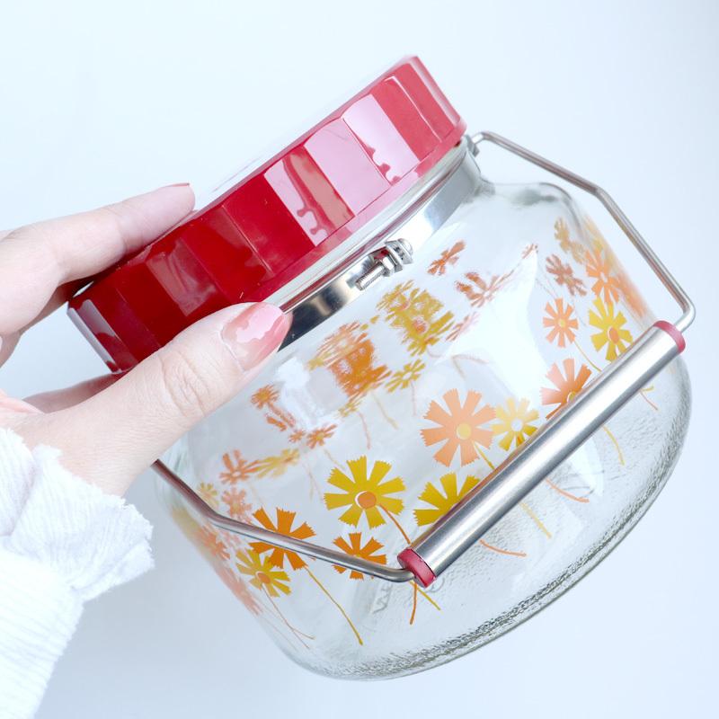 素晴らしい品質 メーカー直販 アデリア ショッピング店保存瓶 保存容器 ガラス 6個入 梅びん 果実酒びん 8l 中栓付き 日本製 Latam Tech