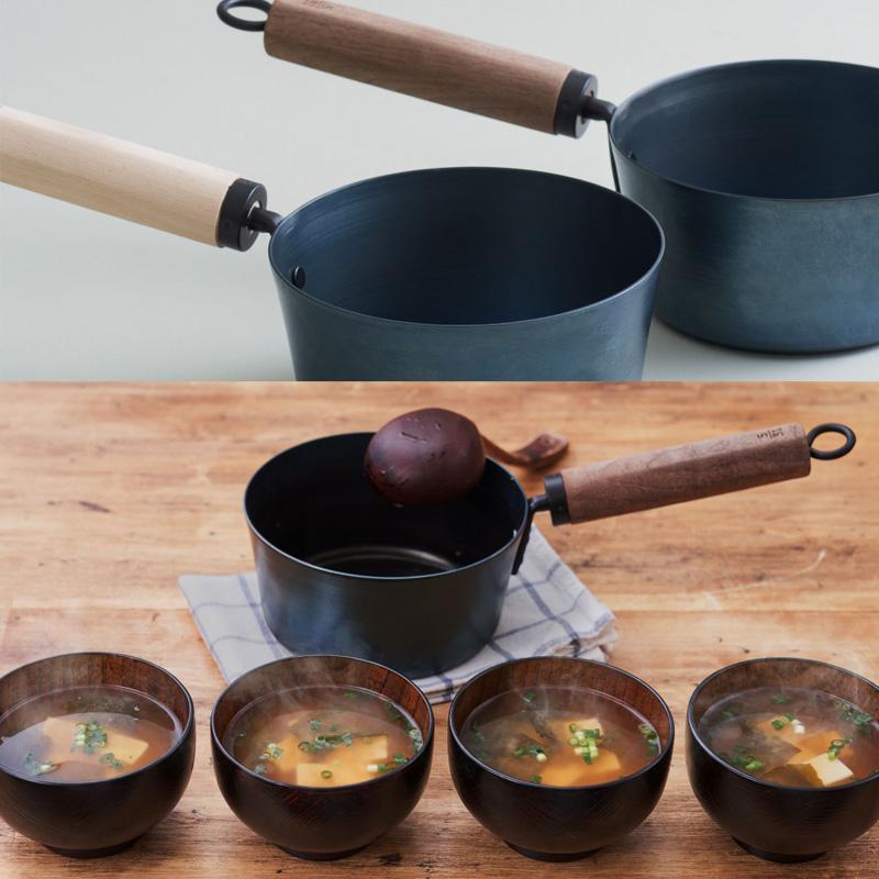 今日を元気にするお味噌汁パン ih IH対応 軽い お手入れ簡単 鉄鍋 日本