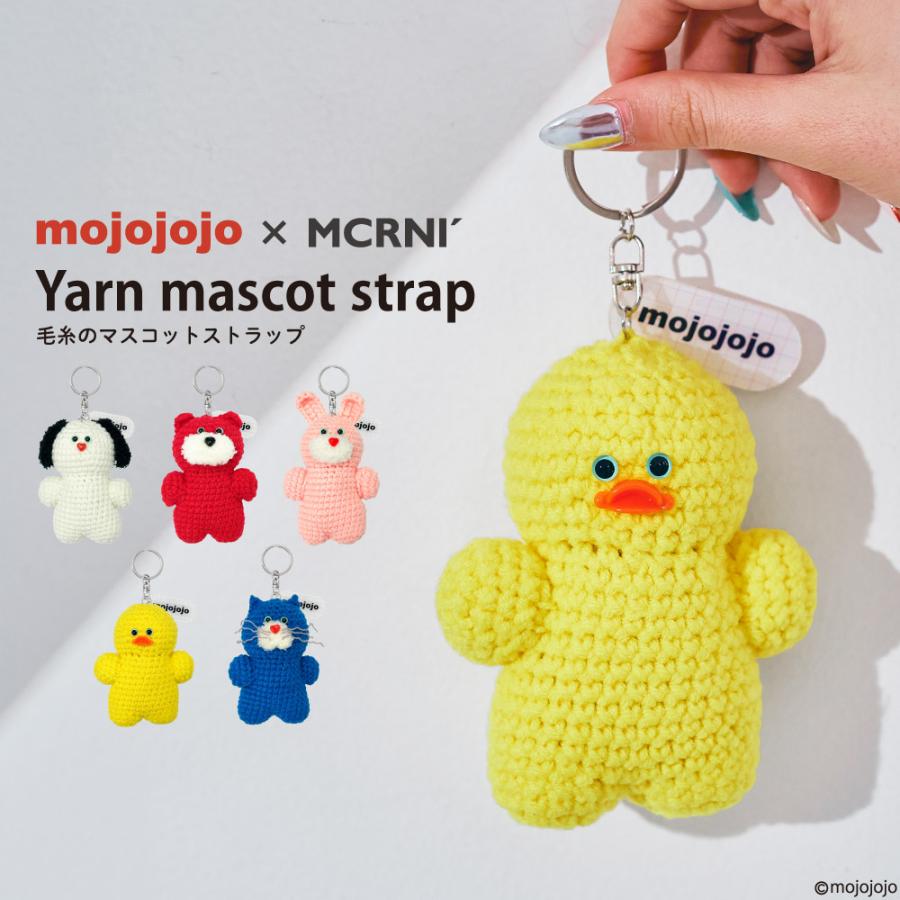 毛糸のマスコットストラップ マカロニエッジ モジョジョジョ macaroni