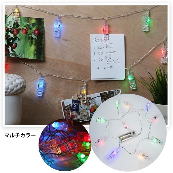 おもしろ 雑貨 洗濯バサミLEDライト CLOTHE'S PIN LIGHT ガーランド 単3電池使用  RELAX リラックス メール便OK｜sincere-inc｜02