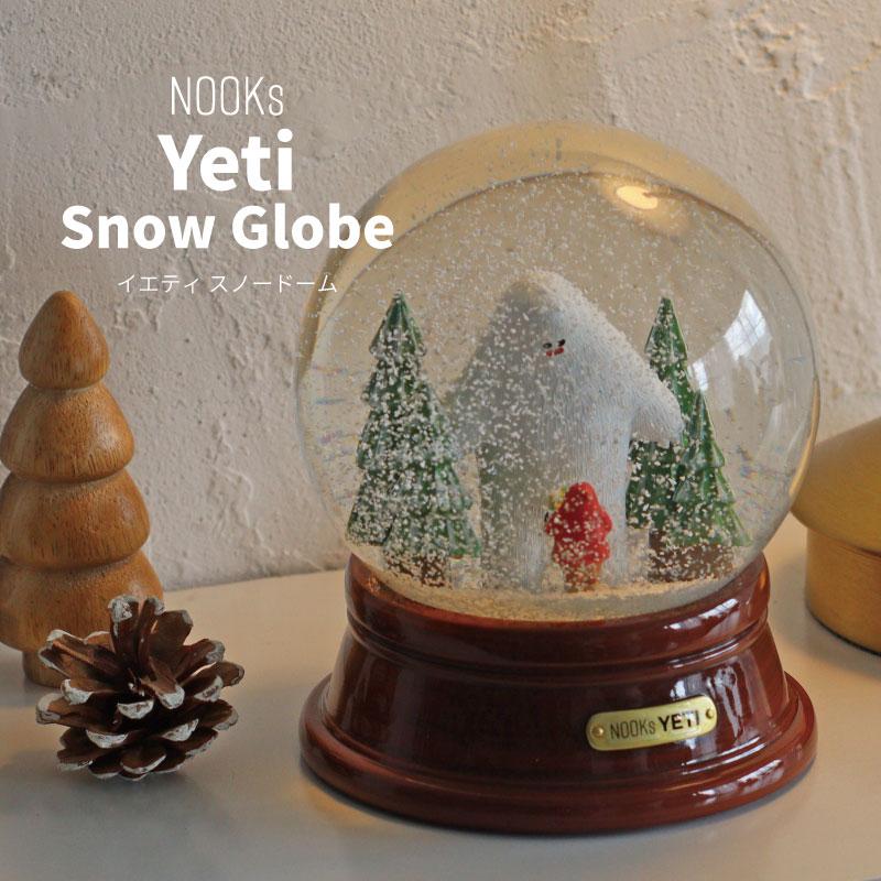 NOOKs ヌークス イエティ スノードーム 雪男 置物 オブジェ インテリア