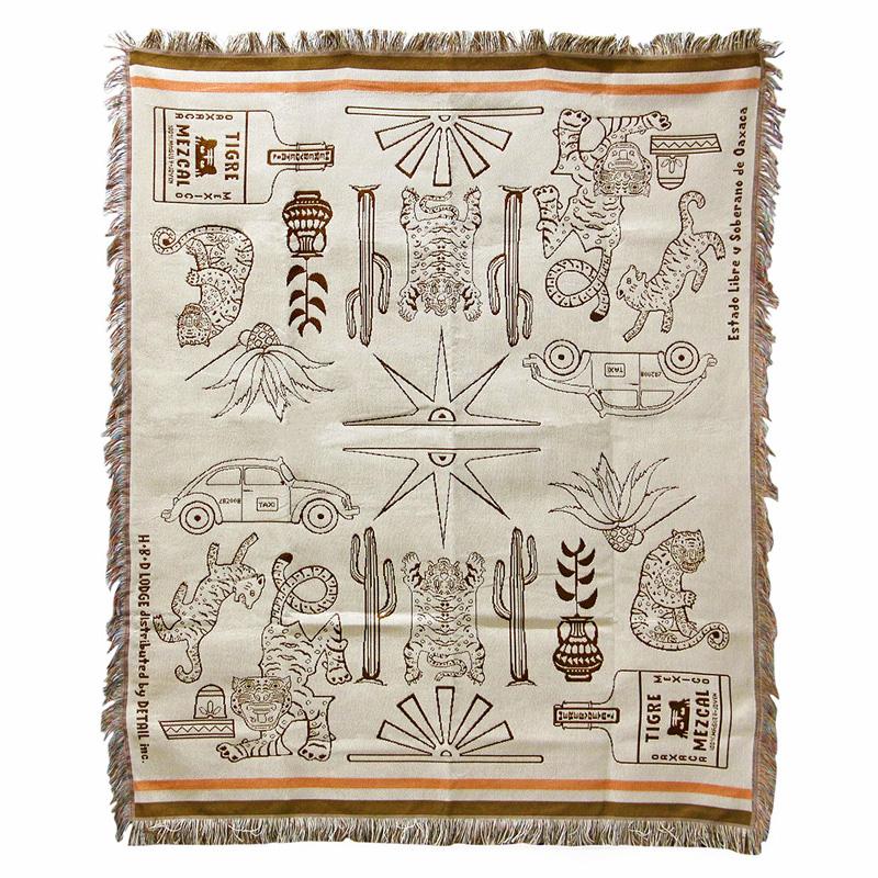 HERE OAX スローケット キャット アンド モア / タイガー ラグ