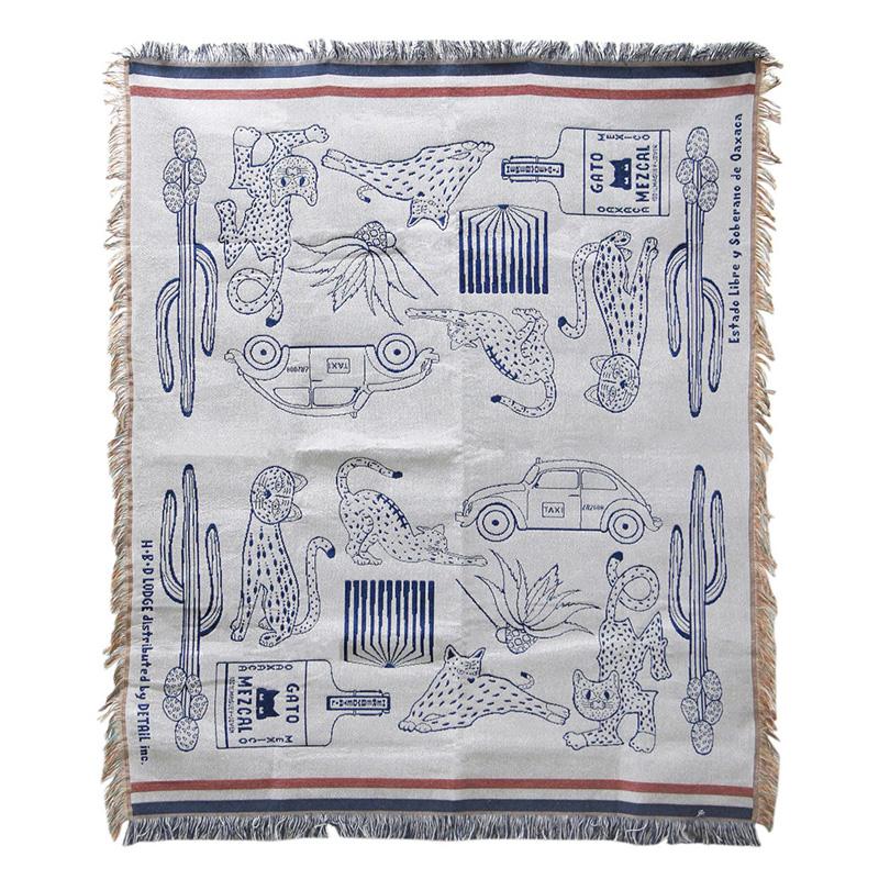 HERE OAX スローケット キャット アンド モア / タイガー ラグ