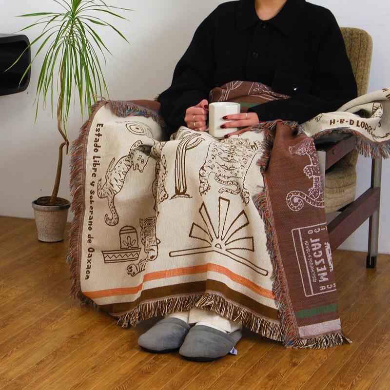 HERE OAX スローケット キャット アンド モア / タイガー ラグ