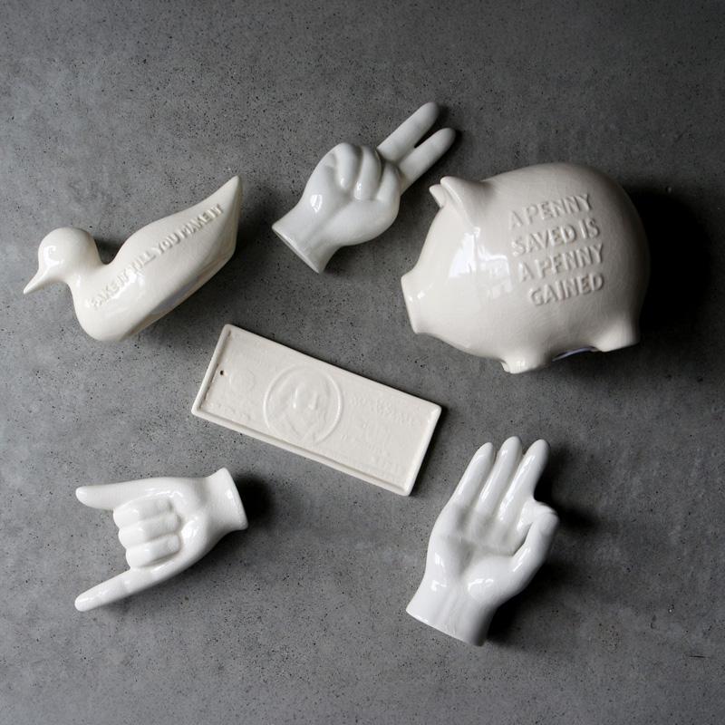 Crackle Piggy Bank / クラックル ピギー バンク ぽってりとした