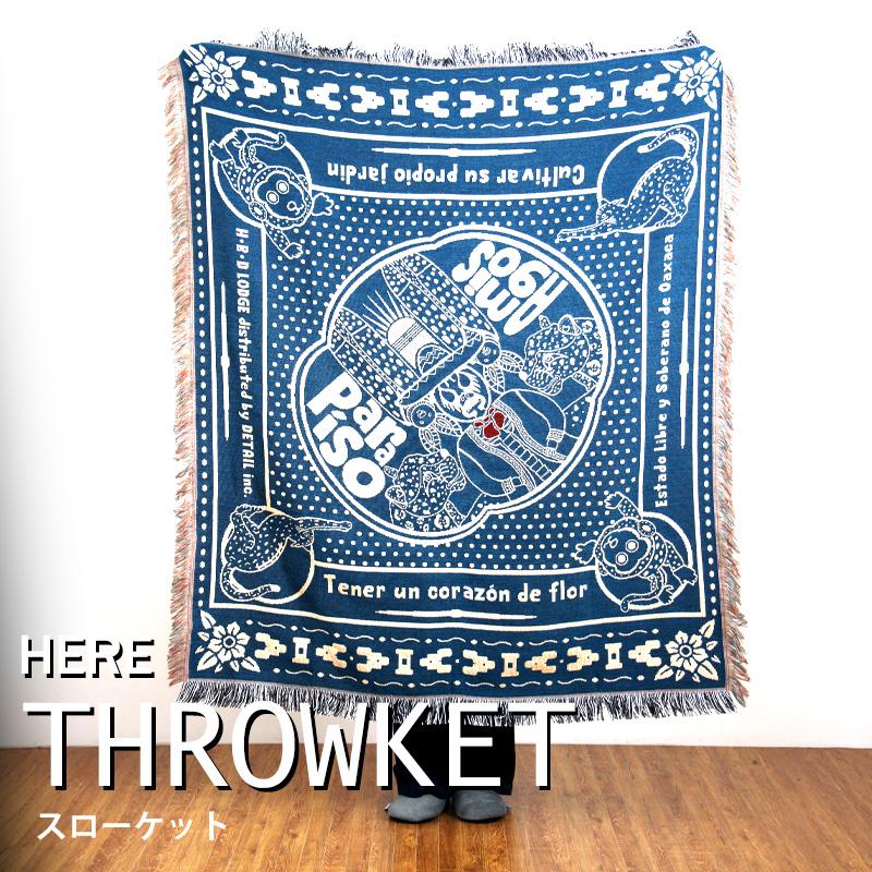 HERE OAX Throwket Lucha Blue Brown オアハカ スローケット ルチャ