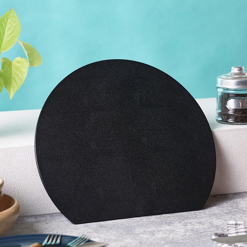 HANAKO カッティングボード まな板 黒 白 エラストマー カッティングボード Sサイズ 抗菌 耐熱 食洗機可 日本製 国産 丸型 円 D型 キッチン メール便OK |  | 06